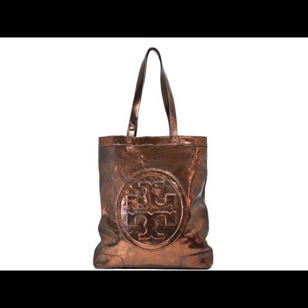 Tory Burch Bomb T Tote- Bronze